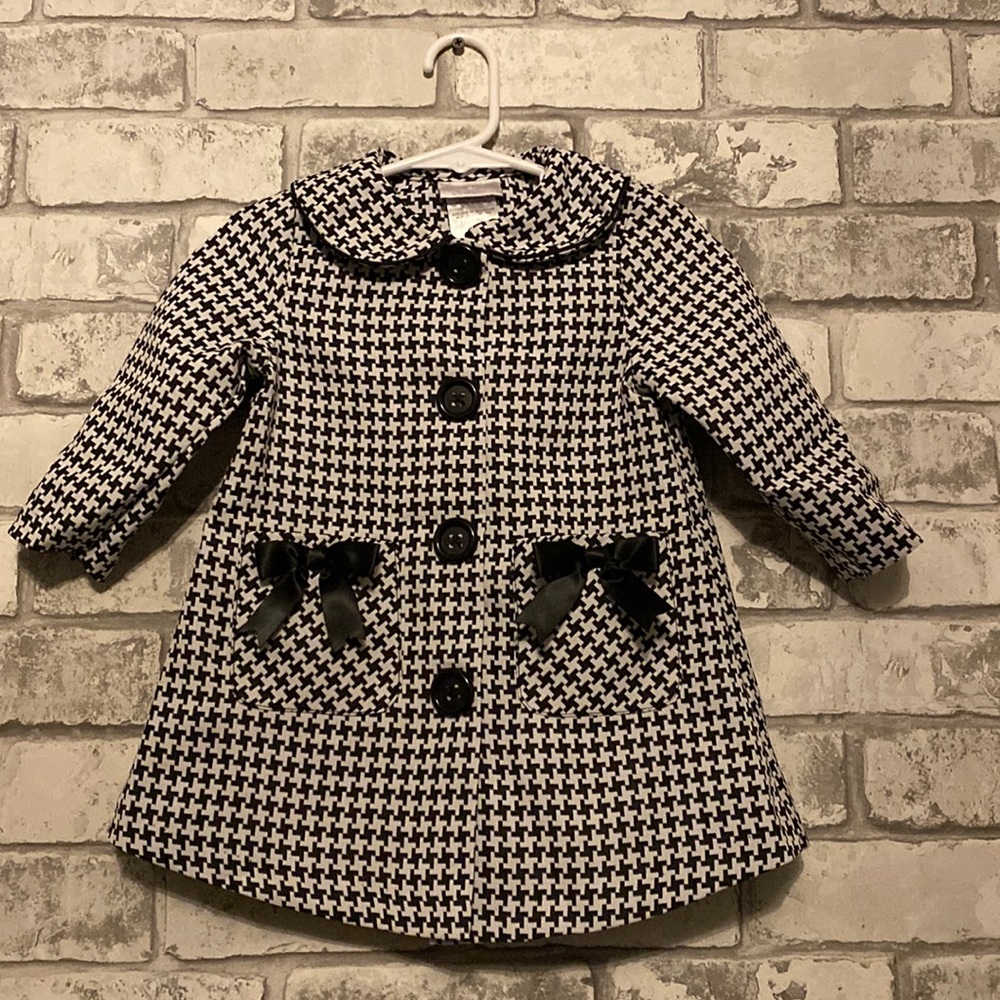 Iris & Ivy Baby Girl’s Houndstooth Coat